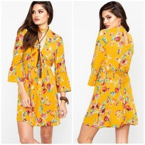 Band of Gypsies Floral Smock Dress